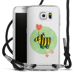 New Carry Case Transparent Stoff schwarz/silber