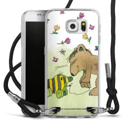 New Carry Case Transparent Stoff schwarz/silber