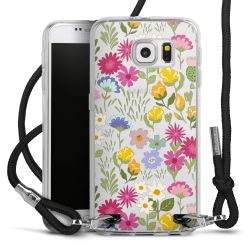 New Carry Case Transparent Stoff schwarz/silber