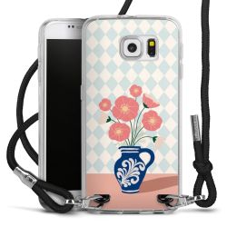 New Carry Case Transparent Stoff schwarz/silber