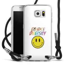 New Carry Case Transparent Stoff schwarz/silber