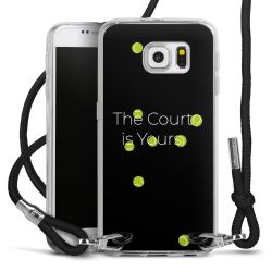 New Carry Case Transparent Stoff schwarz/silber