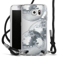 New Carry Case Transparent Stoff schwarz/silber