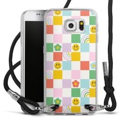 New Carry Case Transparent Stoff schwarz/silber