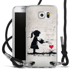 New Carry Case Transparent Stoff schwarz/silber