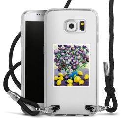 New Carry Case Transparent Stoff schwarz/silber