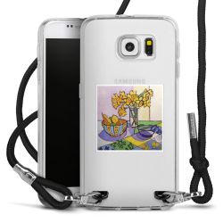 New Carry Case Transparent Stoff schwarz/silber