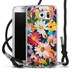 New Carry Case Transparent Stoff schwarz/silber