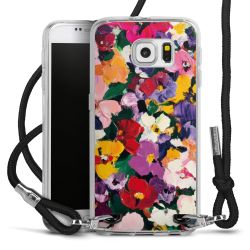 New Carry Case Transparent Stoff schwarz/silber