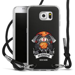 New Carry Case Transparent Stoff schwarz/silber