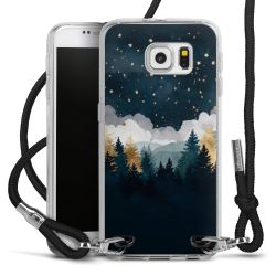 New Carry Case Transparent Stoff schwarz/silber