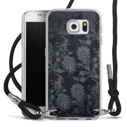 New Carry Case Transparent Stoff schwarz/silber