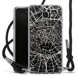 Carry Case Transparent Fabric black/silver