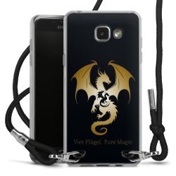 New Carry Case Transparent Stoff schwarz/silber