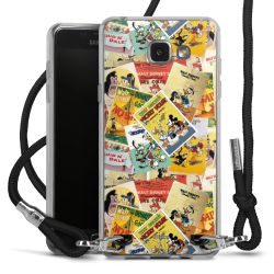 New Carry Case Transparent Stoff schwarz/silber