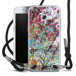 Carry Case Transparent Fabric black/silver