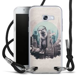 Carry Case Transparent Fabric black/silver