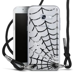 Carry Case Transparent Fabric black/silver