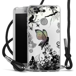 Carry Case Transparent Fabric black/silver