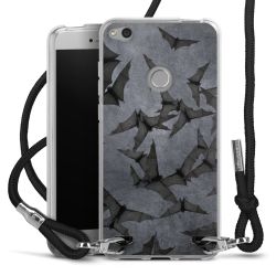 Carry Case Transparent Fabric black/silver