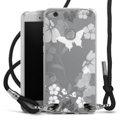 Carry Case Transparent Fabric black/silver