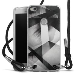 Carry Case Transparent Fabric black/silver