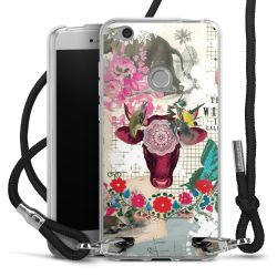 Carry Case Transparent Fabric black/silver