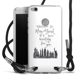 Carry Case Transparent Fabric black/silver