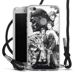 Carry Case Transparent Fabric black/silver