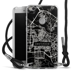 Carry Case Transparent Fabric black/silver