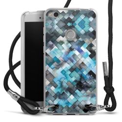 Carry Case Transparent Fabric black/silver