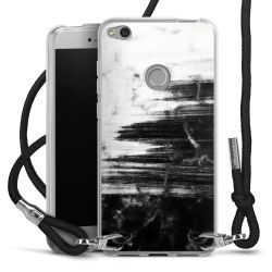 Carry Case Transparent Fabric black/silver