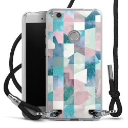 Carry Case Transparent Fabric black/silver