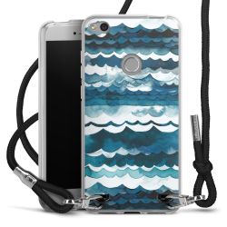 Carry Case Transparent Fabric black/silver