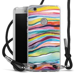 Carry Case Transparent Fabric black/silver