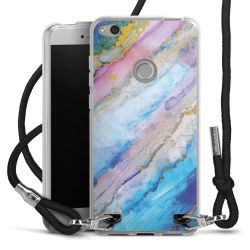 Carry Case Transparent Fabric black/silver