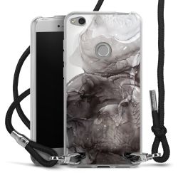 Carry Case Transparent Fabric black/silver