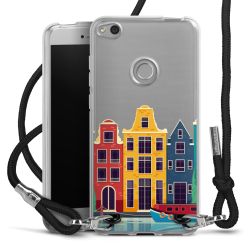 Carry Case Transparent Fabric black/silver