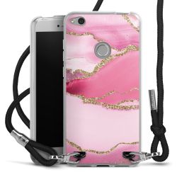 Carry Case Transparent Fabric black/silver