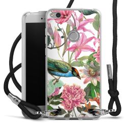 Carry Case Transparent Fabric black/silver