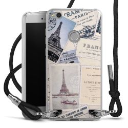 Carry Case Transparent Fabric black/silver