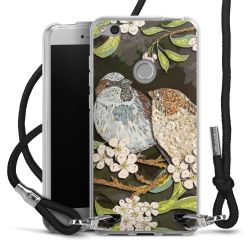 Carry Case Transparent Fabric black/silver