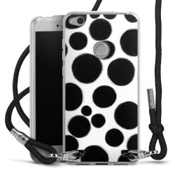 Carry Case Transparent Fabric black/silver