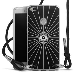 Carry Case Transparent Fabric black/silver