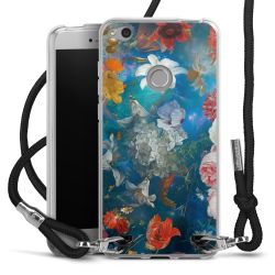 Carry Case Transparent Fabric black/silver