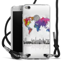 Carry Case Transparent Fabric black/silver