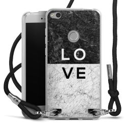 Carry Case Transparent Fabric black/silver