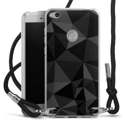 Carry Case Transparent Fabric black/silver