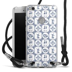 Carry Case Transparent Fabric black/silver