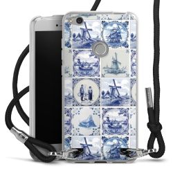 Carry Case Transparent Fabric black/silver